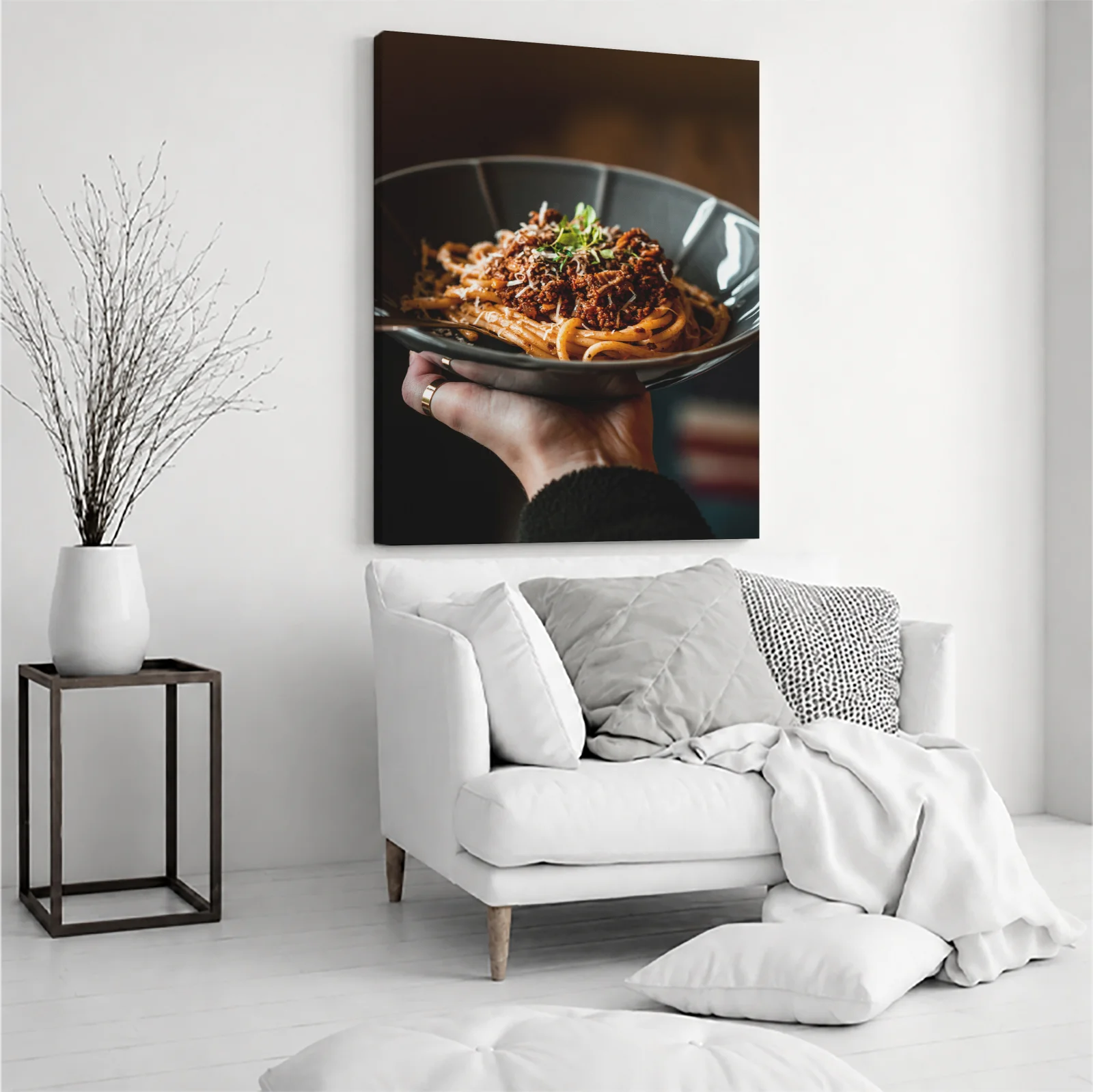 Tablou canvas vertical Pasta