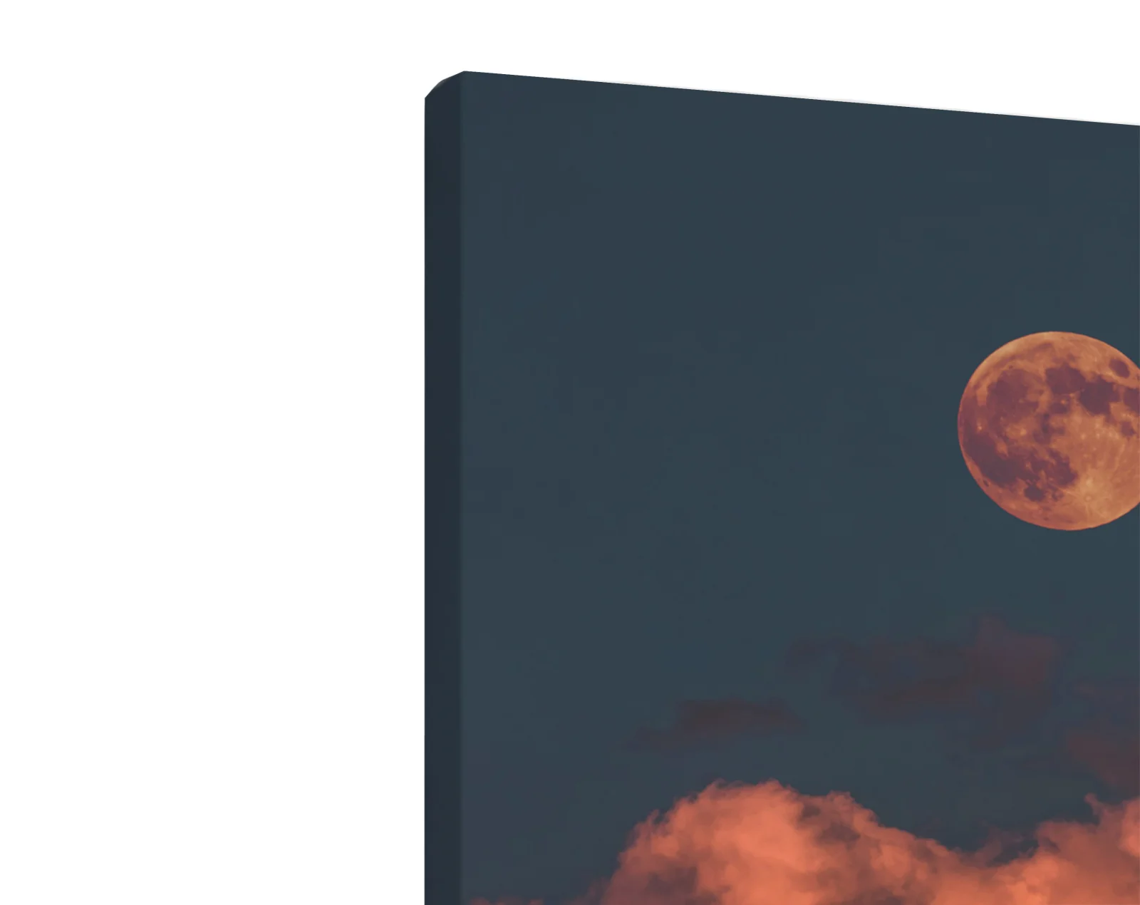 Tablou canvas vertical Red Moon